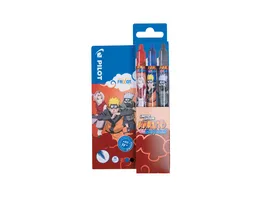 PILOT FriXion Naruto FriXion Clicker Naruto schwarz rot blau