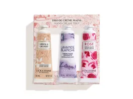 L OCCITANE EN PROVENCE Blumiges Handcreme Trio Geschenkpackung