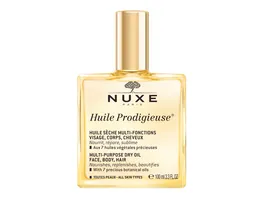 NUXE Huile Prodigieuse Multifunktionales Trockenoel Spray fuer Gesicht Koerper und Haar