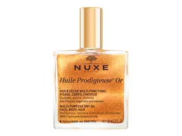 NUXE Huile Prodigieuse Or Multifunktions Trockenoel fuer Gesicht Koerper und Haar