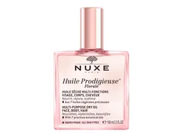 NUXE Huile Prodigieuse Floral Multifunktionstrockenoel fuer Gesicht Koerper und Haar