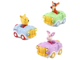 VTech Tut Tut Baby Flitzer Disney Set 1 Winnie Puuhs Cabrio Tiggers Cabrio Ferkels Cabrio