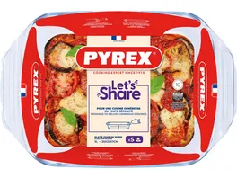 PYREX Irresistible Glas Braeter 35x23cm rechteckig