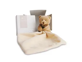 DOUDOU Baer mit Schmusetuch natur 10cm