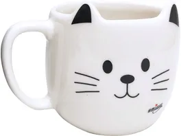 MIAUO Katze Tasse weiss