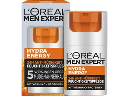 L Oreal Men Expert Hydra Energy Tagespflege Gesicht 24h