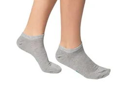 DIM Damen Sneaker Socken aus Bio Baumwolle 2er Pack