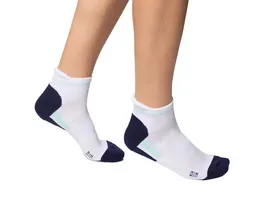 DIM Damen Sneaker Socken Sport 2er Pack