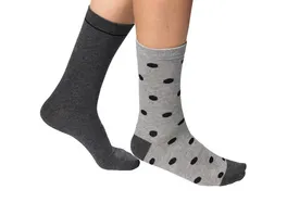 DIM Damen Socken Big Dots 2er Pack