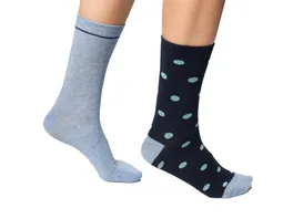 DIM Damen Socken Big Dots 2er Pack