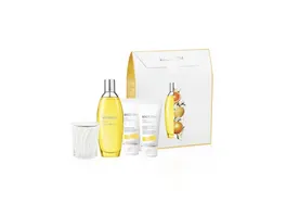 Biotherm Eau Vitaminee Eau de Toilette Duschgel Bodylotion und Kerze Geschenkpackung