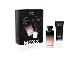 MEXX Black Woman Eau de Toilette und Duschgel Geschenkpackung