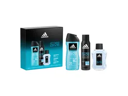 adidas Ice Dive Eau de Toilette Deo Body Spray und Duschgel Geschenkpackung