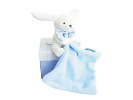 DOUDOU Hase mit Schmusetuch himmelblau 10cm