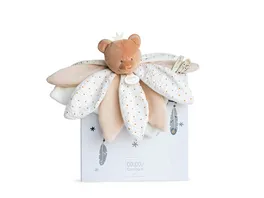 DOUDOU Traumfaenger Baer Schmusetuch Bluete 26cm