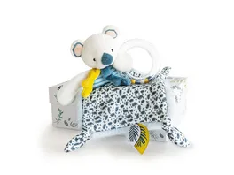 DOUDOU Yoca Koala Rassel mit Schmusetuch 22cm