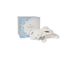 DOUDOU 8903735 Happy Glossy Hase weiss 25cm