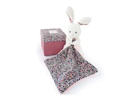 DOUDOU Hase mit Schmusetuch 12cm