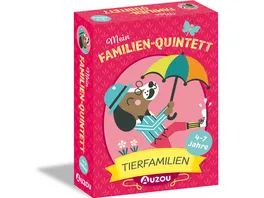 AUZOU Verlag Mein Familien Quintett Tierfamilien