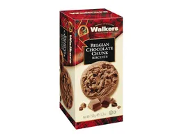 WALKERS Shortbread Belgian Chocolate Chunk Biscuits
