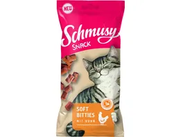 Schmusy Katzensnack Soft Bitties Huhn