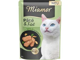 Miamor Katzennassfutter Pate Filet mit Wild