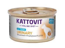 Kattovit Katzennassfutter Feline Diet Urinary mit Thun