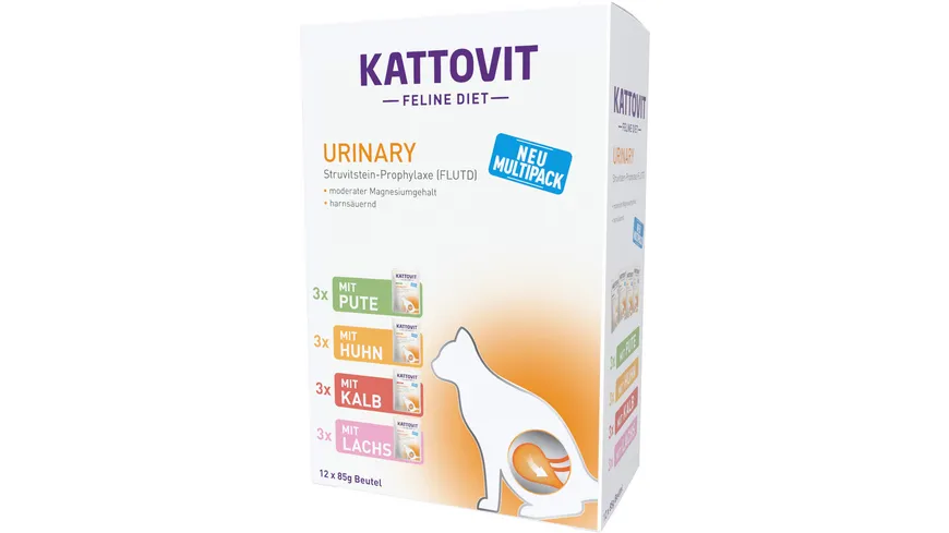 Kattovit Katzennassfutter Urinary Multipack online bestellen MÜLLER