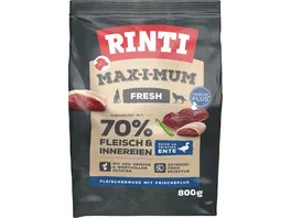 RINTI Hundetrockenfutter MAX I MUM Ente