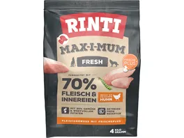 RINTI Hundetrockenfutter MAX I MUM Huhn