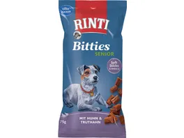 RINTI Hundesnack BITTIES Senior Huhn Truthahn