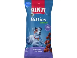RINTI Hundesnack BITTIES Senior Huhn Truthahn