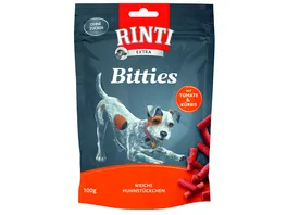 RINTI Hundesnack BITTIES Adult Huhn mit Tomate Kuerbis