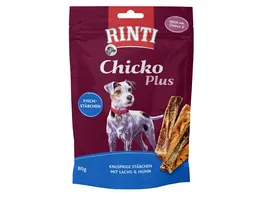 RINTI Hundesnack Chicko Plus Fischstaebchen