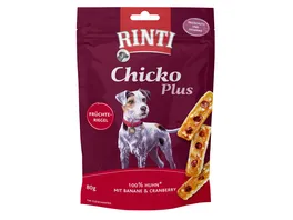 RINTI Hundesnack Chicko Plus Fruechteriegel