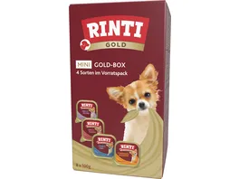 RINTI Hundenassfutter Gold mini Multibox Goldbox