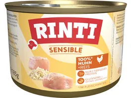 RINTI Hundenassfutter Sensible Huhn Reis