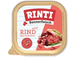 RINTI Hundenassfutter Kennerfleisch Rind