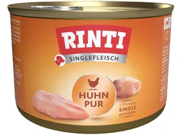 RINTI Hundenassfutter Singlefleisch Huhn Pur