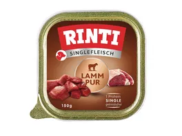 RINTI Hundenassfutter Singlefleisch Lamm Pur