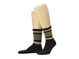 MOVE UP Herren Socken Crew Streifen