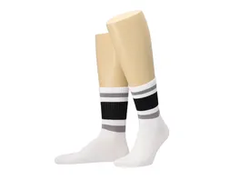 MOVE UP Herren Socken Crew Streifen