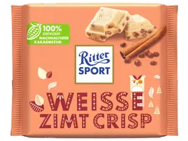 Ritter Sport Weisse Zimt Crisp Tafel