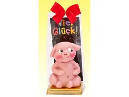 Funsch Prosit Neujahr Marzipan Gluecksschweinchen