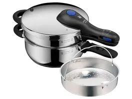 WMF Perfect Plus One Pot Schnellkochtopf Set mit Dampfgareinsatz