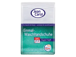 Jean Carol Einmal Waschhandschuhe Super Soft