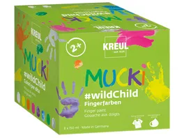 MUCKI Fingerfarben Premium Set wildChild