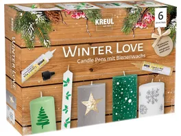 KREUL Candle Pen 6er Set Winter Love