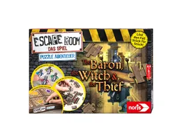 Noris Spiele Escape Room Das Spiel Puzzle Abenteuer The Baron The Witch The Thief