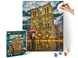 Schipper Malen nach Zahlen Motiv Gruppe Premium Die Kathedrale Notre Dame in Paris Malen nach Zahlen Vorlage